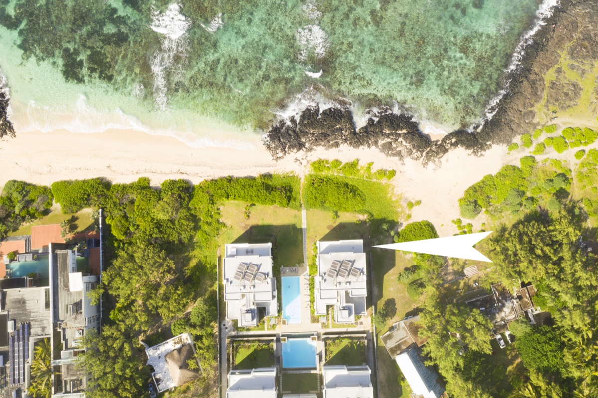 Eastern Blue Lyxig strandlägenhet i Mauritius att hyra Poste Lafayette