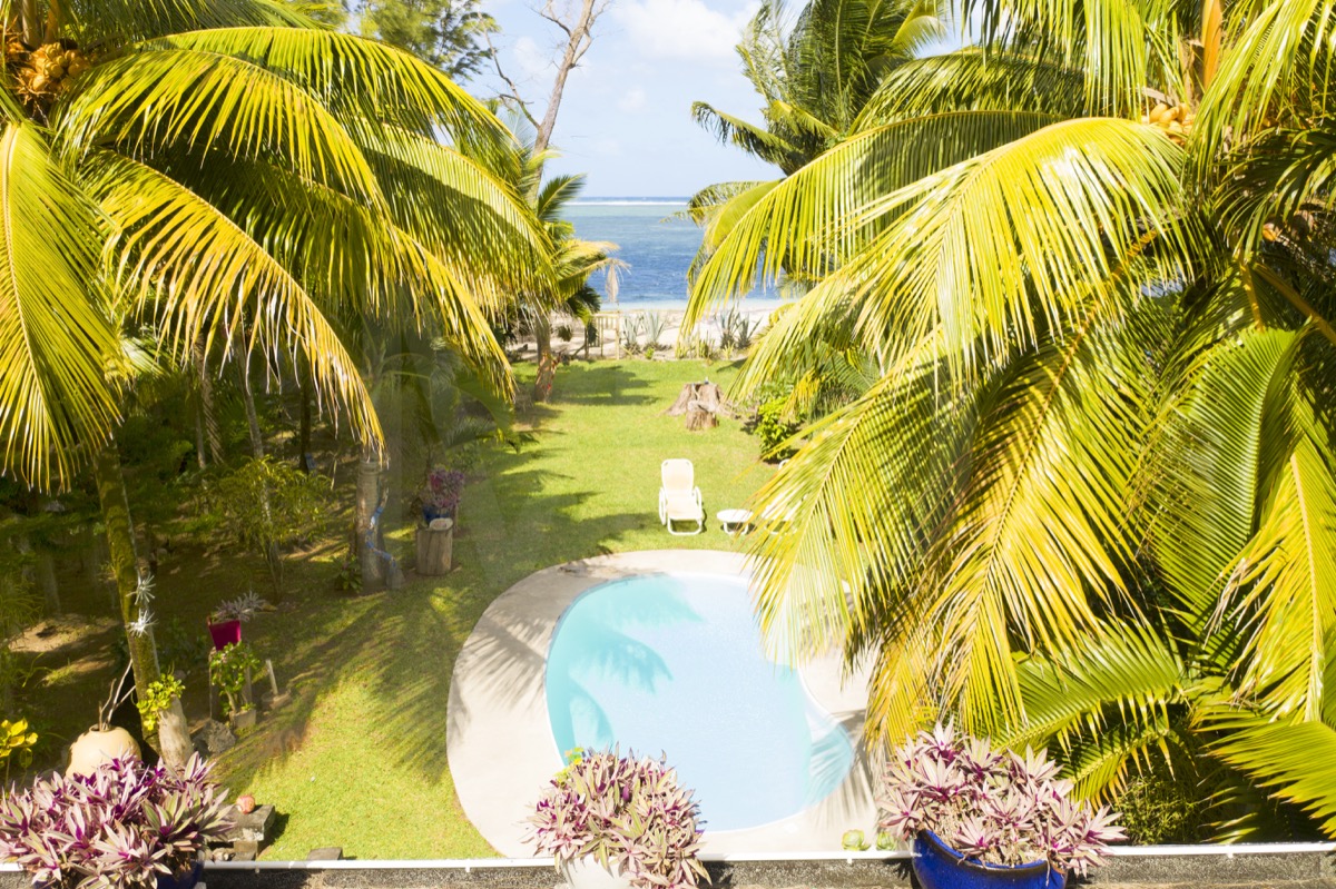 Loase de Riambel beachfront Villa with private pool in Mauritius to rent