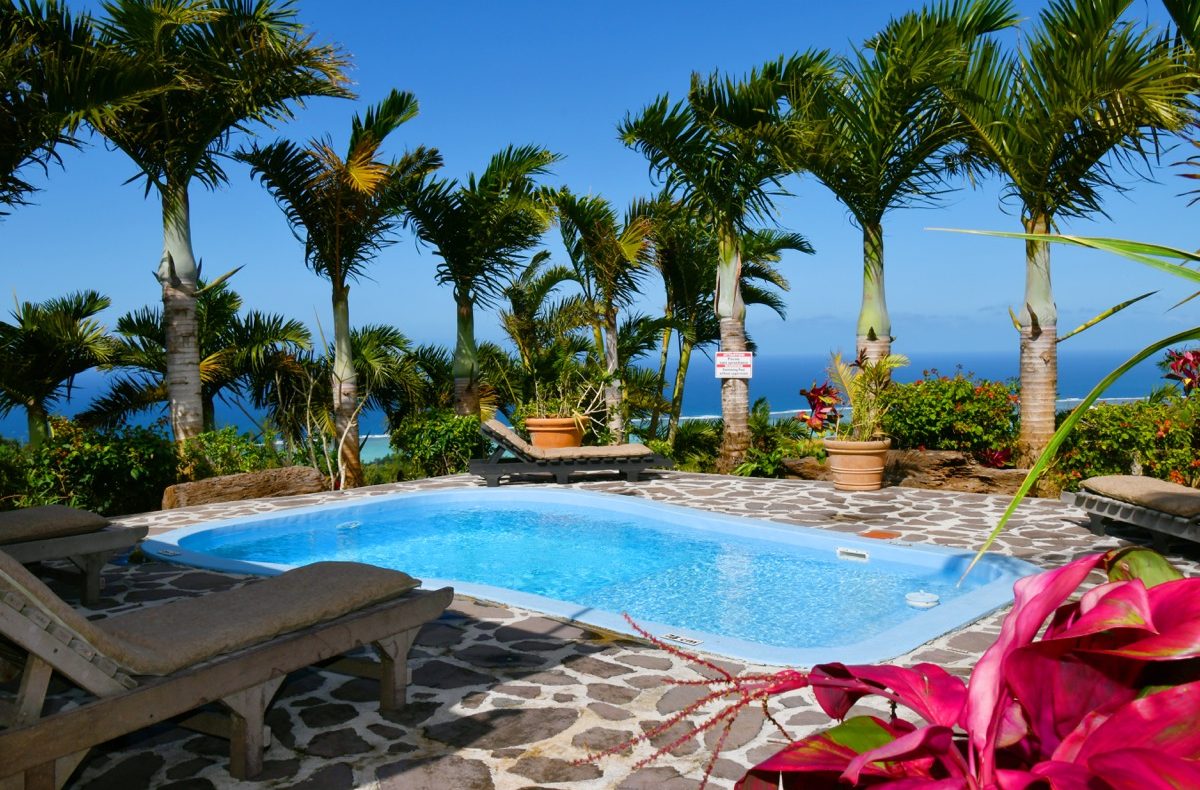 Villa Fenetre sur Mer avec piscine privée proche de la plage à Rodrigues à louer