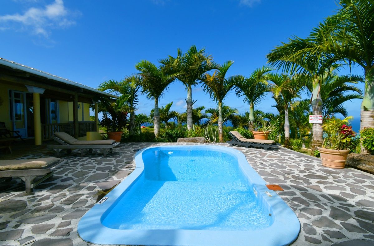 Villa Fenetre sur Mer con piscina privata vicino alla spiaggia a Rodrigues in affitto