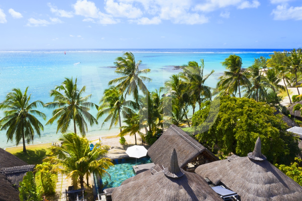 Luxury Beachfront Villa Emerald at Belmar Plage in Mauritius to rent