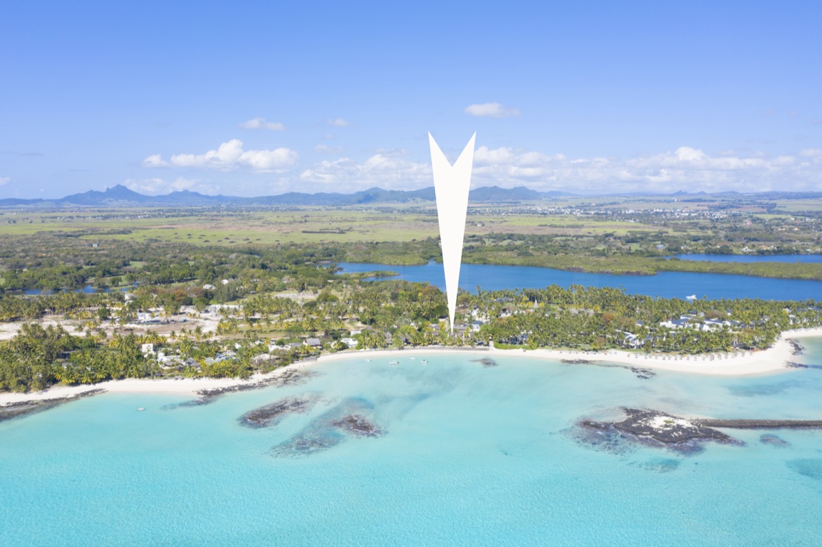 Lyxig Beachfront Villa Emerald vid Belmar Plage i Mauritius att hyra
