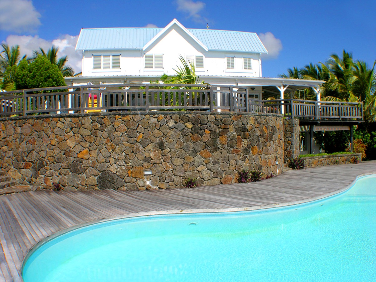 Villa The Bay with Pool Ocean and Bayfront con embarcadero privado junto a Ile aux Cerfs en Mauricio para alquilar