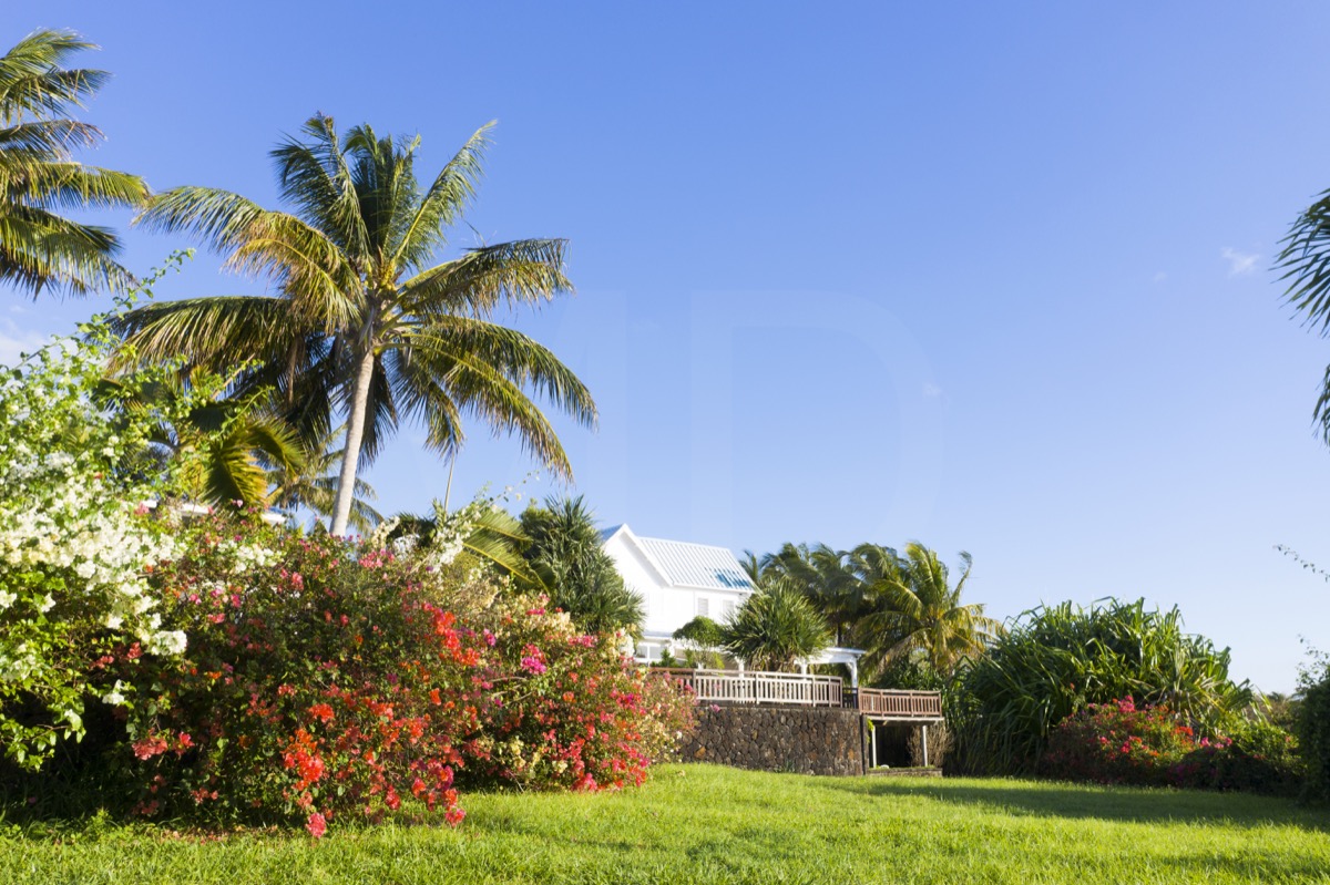 Villa The Bay med pool Ocean och Bayfront med privat brygga bredvid Ile aux Cerfs i Mauritius att hyra