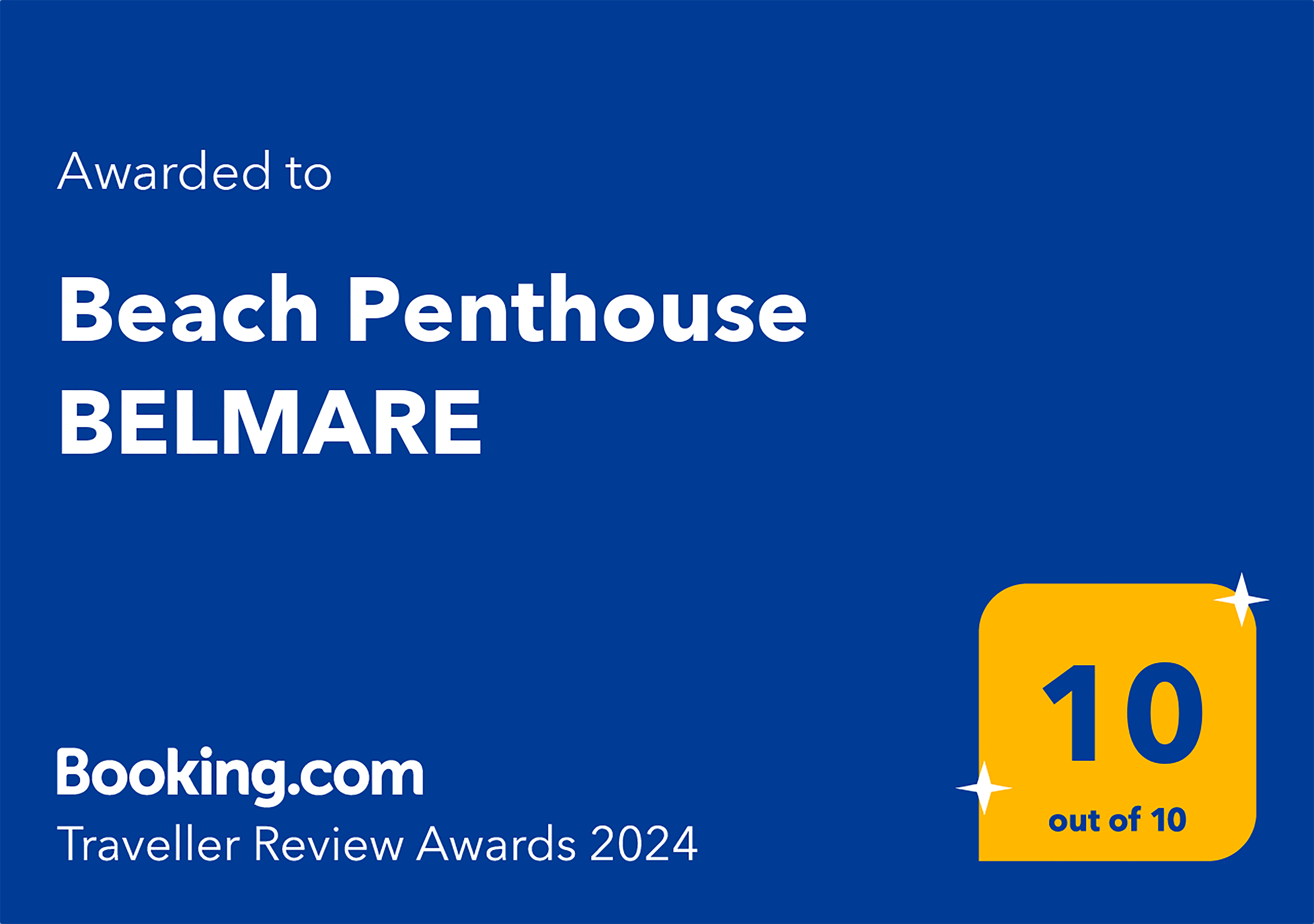 Beach Penthouse Belmare